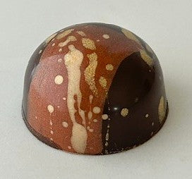 Maple Miso bonbon - caramel tones with gold drizzle