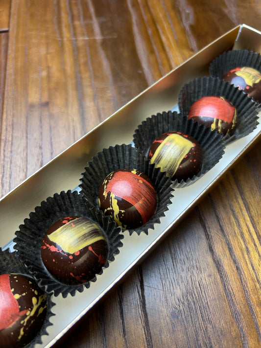 6 Piece Apple maple orange Pralines