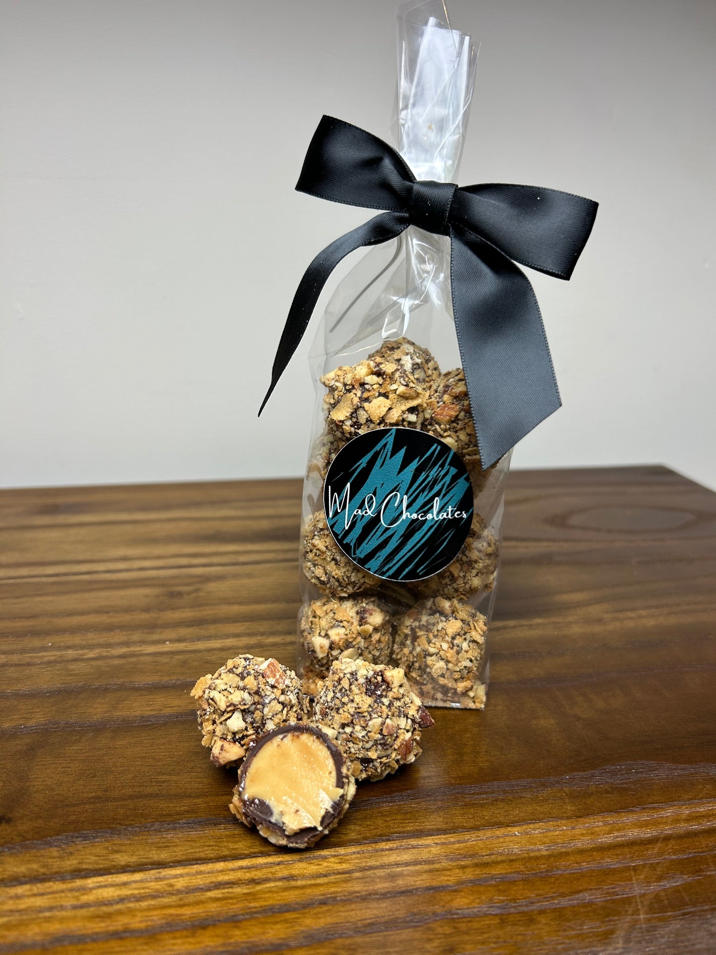 10 pc cellophane hazelnut truffle